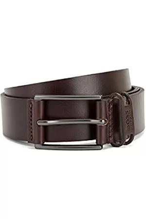 HUGO BOSS Hombre Cinturones - Samu_sz35 Cinturón, Dark Brown202, 80 cm para Hombre