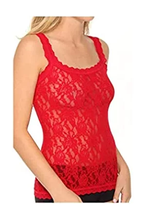 Hanky Panky Mujer Lencería y Ropa interior - 1390L Camisa Cami, Mujer, Fiery Red, S