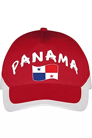 Supportershop Hombre Gorras de béisbol - – Gorra Panamá fútbol, Rojo, FR: Talla Unique (Talla Fabricante: TU)