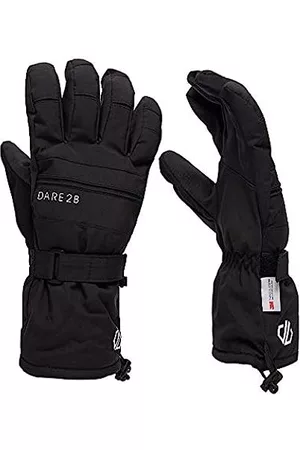 Dare 2B Hombre Guantes - Hold On II Waterproof Breathable Textured Grip Elasticated Wrist Glove Guantes, Hombre, Negro, L