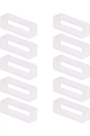 mumbi 10 x 20 mm Keeper Correa Correa Correa Correa Correa Correa Correa Correa de Repuesto Silicona Caucho Caucho Transparente, transparente, 20mm