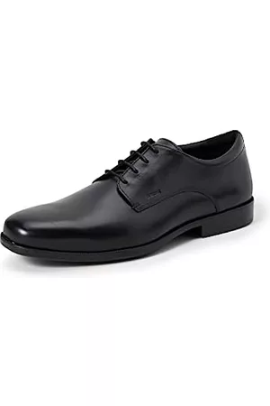 Geox® UOMO SYMBOL D: Zapatos De Piel Negros Hombre