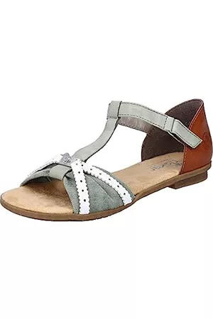 Rieker SOLLA Verde / Blanco - Envío gratis   ! - Zapatos  Sandalias Mujer 55,96 €