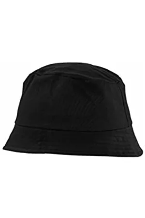eBuyGB Hombre Sombreros - Sombrero de Pescador Unisex, 100% algodón, Hombre, Sombrero, 12899, Negro, Talla única