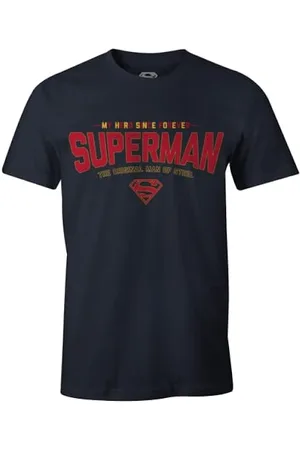 Superman Suit Up Camiseta para hombre (S) Azul Real, Azul