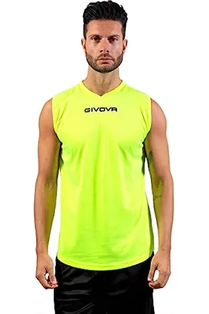 Camiseta sin mangas hombre Elite X negro amarillo flúor