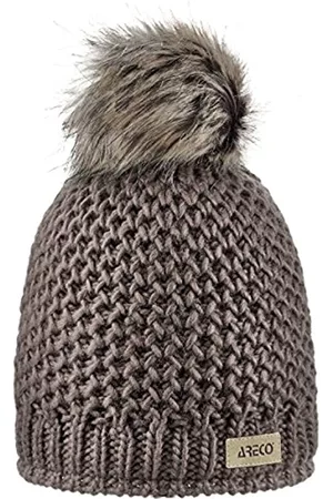 ARECO Mujer Gorros - Cassy Gorro, Mujer, Color marrón, tamaño Talla única