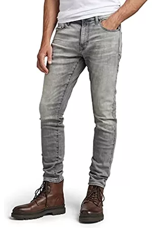 G-Star Revend FWD Skinny Jeans para Hombre, Gris (Sun Faded Glacier Grey A634-c464), 33W/32L