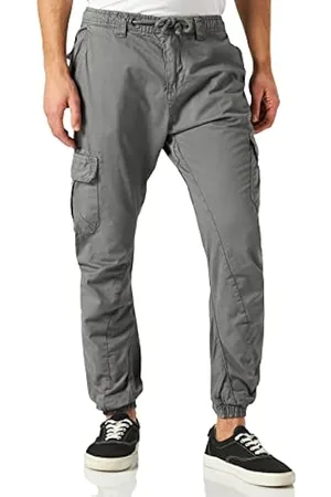 Pantalón cargo con bolsillos laterales gris - JPSTACE