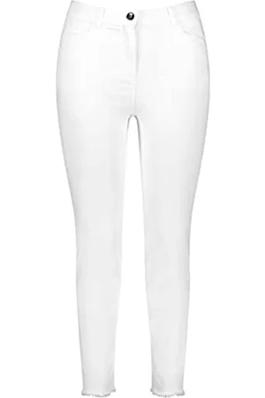 Samoon Mujer Cintura alta - BettyJeans Jeans, Offwhite, 56 para Mujer