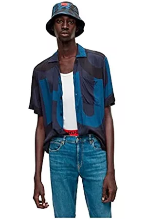 HUGO BOSS Hombre Polos - Ellino Camiseta, Dark Blue 405, M para Hombre