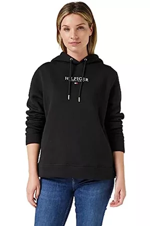 Sudadera negra tommy online hilfiger