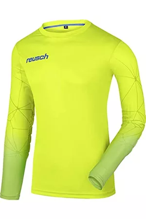 Reusch Match Pro - Camiseta de Manga Larga Acolchada para Hombre, Hombre, Color Verde Lima, tamaño Medium