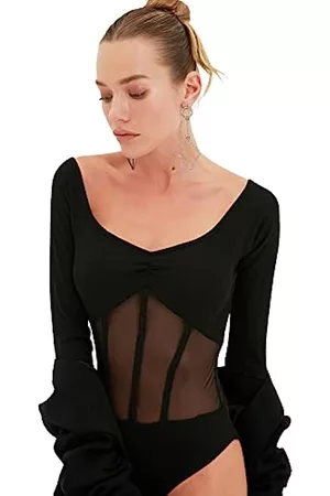 Lace Bodysuit For Women Tummy Control Shapewear V-neck Backless Camisole  Sleeveless Slimmer Tops