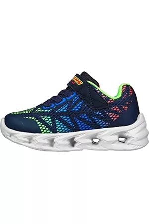 Skechers Niñas Zapatillas - 400602n Nvmt, Zapatillas, Ribete sintético Azul Marino, 25.5 EU