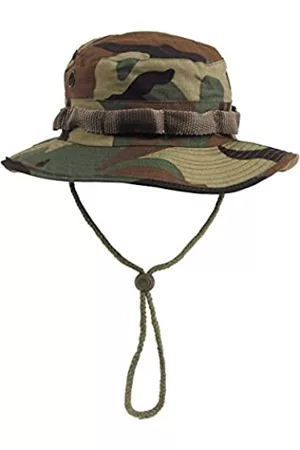MFH Hombre Sombreros - Sombrero Australiano de Boonie (Woodland/S)