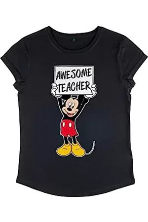 Disney Characters Classic Mickey - Camiseta de manga corta para mujer