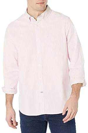 Camisa Manga Larga Sólida Blanca Oxford Hombre – Nautica