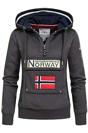 Geographical Norway Sudadera con capucha para mujer.