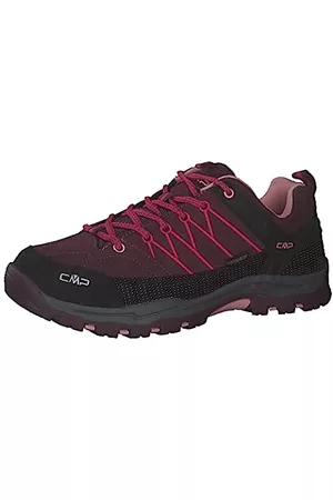 Cmp Kids Rigel Low Trekking Shoes Wp rosa zapatillas trekking niño