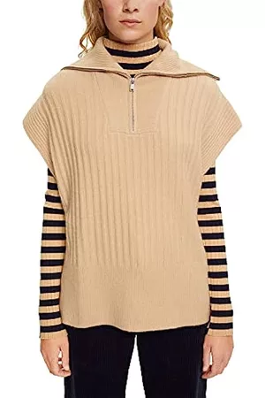 edc by Esprit Mujer 082cc1g315 Chaqueta, 295/beige crema., XS: :  Moda