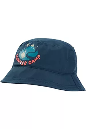 Jack Wolfskin Hombre Sombreros - At Home Bucket Hat K Sombrero para el Sol, Unisex niños, Dark Sea, M