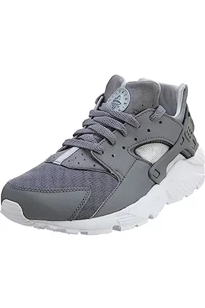 Nike Huarache Run SE (GS) Tenis de correr para ni os, blanco, gris