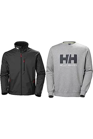 Sudadera Hombre Helly Hansen Hh Logo Crew Sweat Grey Melange