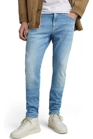 G-Star Raw Rackam - Jeans ajustados 3D para hombre, Negro 