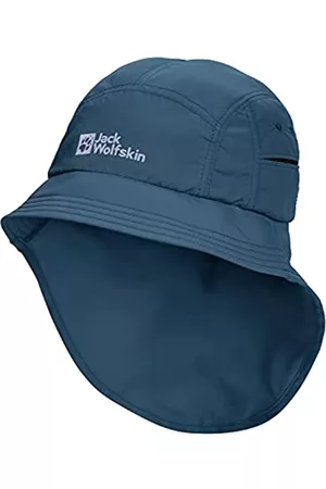 Jack Wolfskin Niños Sombreros - Villi Vent Long Hat K Sombrero para el Sol, Unisex niños, Dark Sea, S