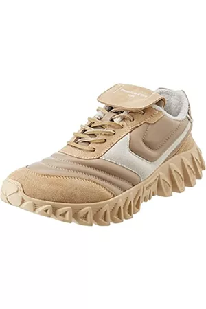Pantofola d'Oro Mujer Casual - Zapatillas Deportivas, Oxford Plano Mujer, marrón, 37 EU