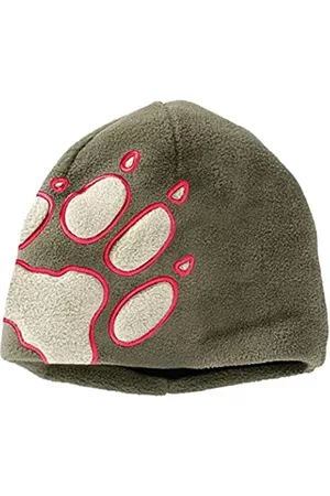 Jack Wolfskin Hombre Sombreros - Front Paw, Sombrero De Lana, Oliva Quemada, S, Unisex-Hijo