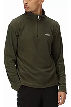 Regatta Hombre De Invierno - Thompson Forro polar con media cremallera Fleece, Hombre, Dark Khaki, L