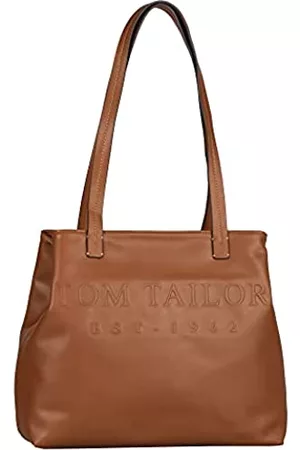 TOM TAILOR Mujer Grandes y Shopper - Renee, Shopper XL para Mujer, coñac