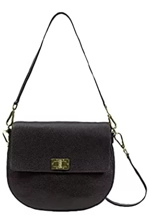 Geox Mujer Hombro - D Flavie, Bolsa para Mujer, Negro, Einheitsgröße