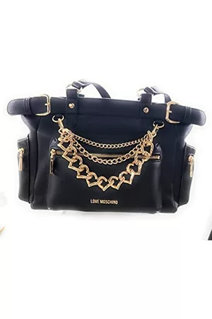 Love Moschino Mujer Clutch y de Mano - JC4287PP0GKT0, Bandolera Mujer, Negro, Talla única