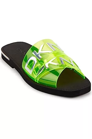  DKNY DAZ - Sandalias de piel para mujer, color verde, talla 6.5  mediana (B,M), Verde : Ropa, Zapatos y Joyería