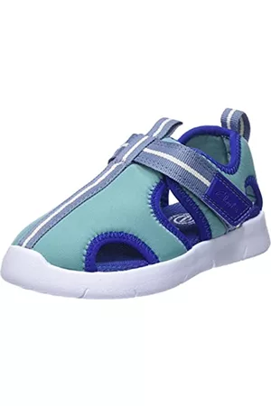 Clarks Niños Zapatillas - Ath Water K, Zapatillas Niños, Blue Combi, 27 EU Ancho