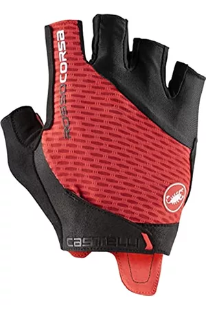 Castelli Hombre Guantes - Rosso Corsa Pro V Glove, Men's, Red, S