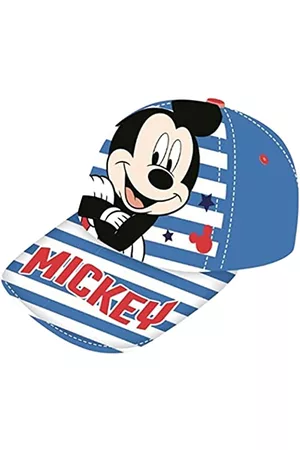 Disney Infantil Gorras - Garçon Casquette Mickey bleu,Taille unique