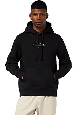 Tommy Hilfiger WCC Logo Hoody, Sudadera Con Capucha Hombre, Gris