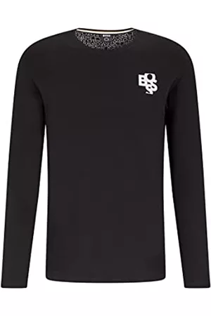 HUGO BOSS Hombre Pijamas - BOSS Set Relax Long Pijama, Black4, S para Hombre
