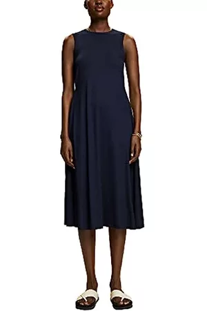 Vestido mujer azul marino de rayas Edc by Esprit