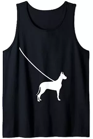 Great Dane Apparel for Men Women Boys Girls by RJ Hombre Cinturones - Gran danés con correa para perro, diseño divertido de mamá y papá Camiseta sin Mangas