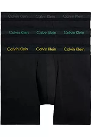 Calvin Klein Hombre Bóxer - Boxer Brief 3Pk, Boxer para Hombre, Multicolor (B-Chrcl Hthr, Mrngsd Yw, Flg Grn Lg), L