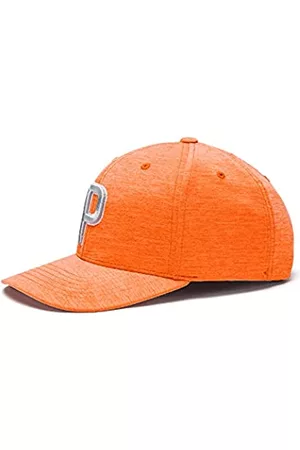 PUMA Hombre Sombreros - Golf 2020 Men's P Hat Gorro/Sombrero, Color Naranja, Talla única para Hombre
