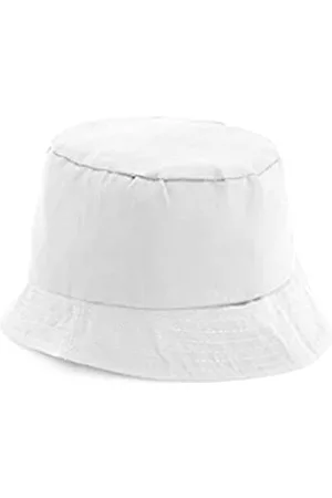 eBuyGB Hombre Sombreros - Sombrero de Pescador Unisex, 100% algodón, Hombre, Sombrero, 12899, Blanco, Talla única