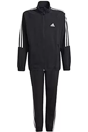 adidas Niños Conjuntos de ropa - B Woven TS Conjunto Deportivo, Niños, Negro/Blanco, 104 (3/4 años)