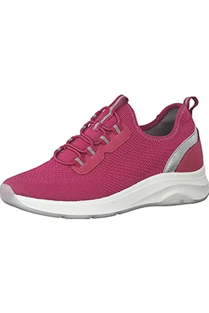 Jana Mujer Casual - 8-8-24761-20, Zapatillas Mujer, Fucsia, 39 EU Ancho