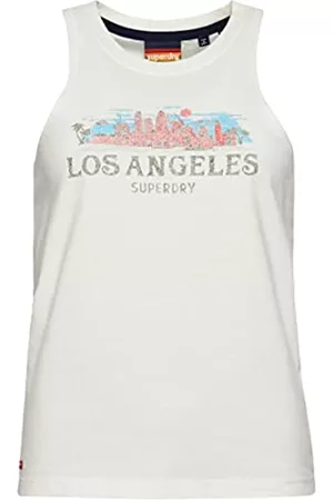 Superdry Mujer Ropa vintage - Vintage City Souvenir Vest W6011586A Ecru 6 Mujer